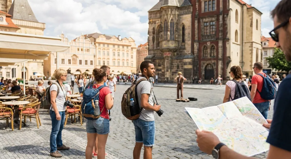 Slika je umetno generirana iz tem: zgodovina, geografija, potovanja, turizem