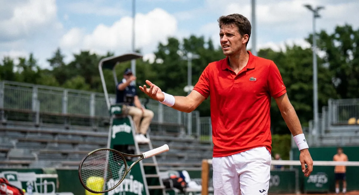 Slika je umetno generirana iz tem: izpadi, turizem, športne poškodbe, finance, davis cup, športni dogodki, šport, tenis, turnir erste bank open