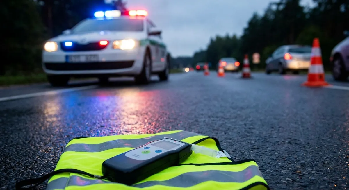 Slika je umetno generirana iz tem: promet, pomorstvo, policija, alkohol