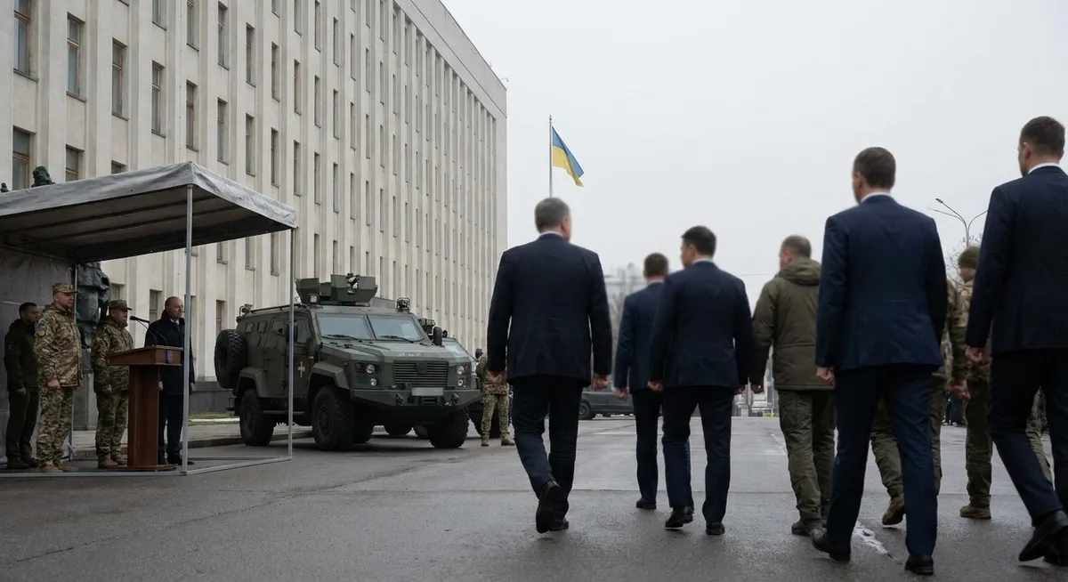 Slika je umetno generirana iz tem: politika, ukrajina, obramba