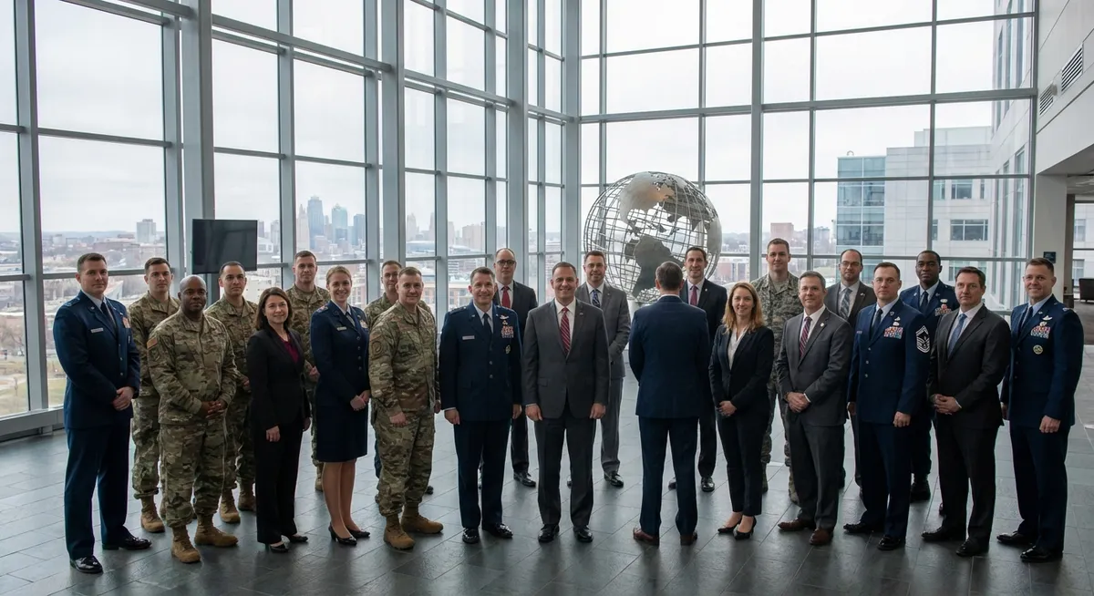 Slika je umetno generirana iz tem: obramba, varnost, mednarodni odnosi