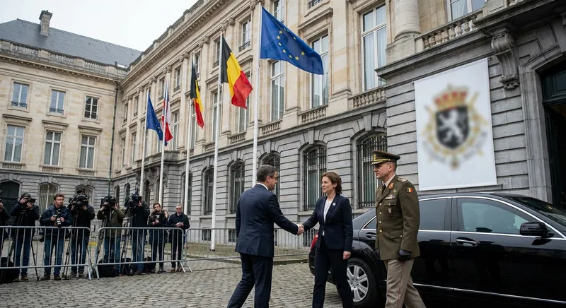 Slika je umetno generirana iz tem: obramba, politika, diplomacija, mednarodni odnosi