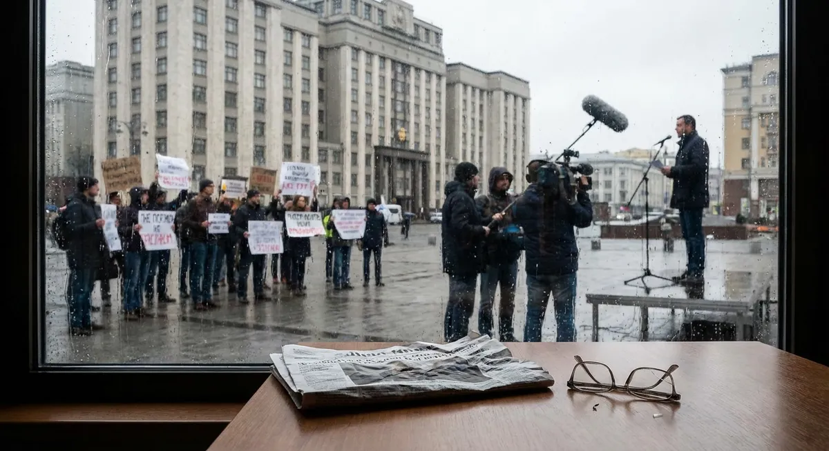 Slika je umetno generirana iz tem: mediji, spolno nasilje, politika
