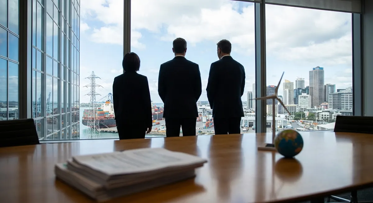 Slika je umetno generirana iz tem: energetika, politika, trgovina