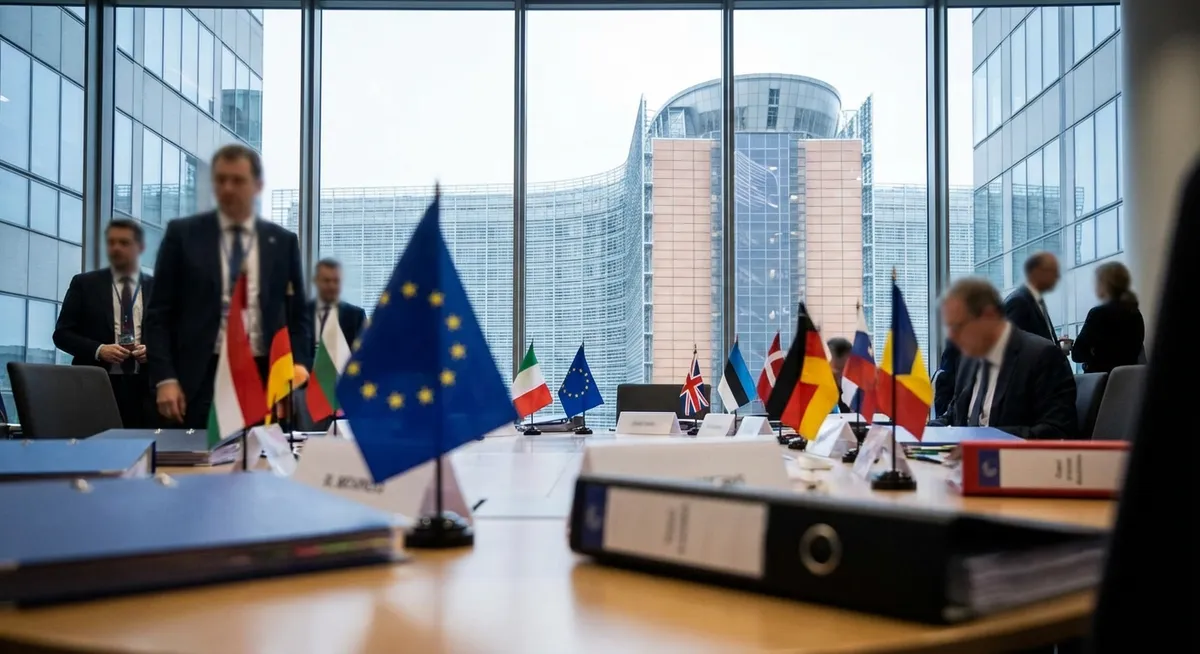 Slika je umetno generirana iz tem: integracija v evropsko unijo, širitve eu, politika, sodelovanja, diplomacija, mednarodni odnosi, evropska unija