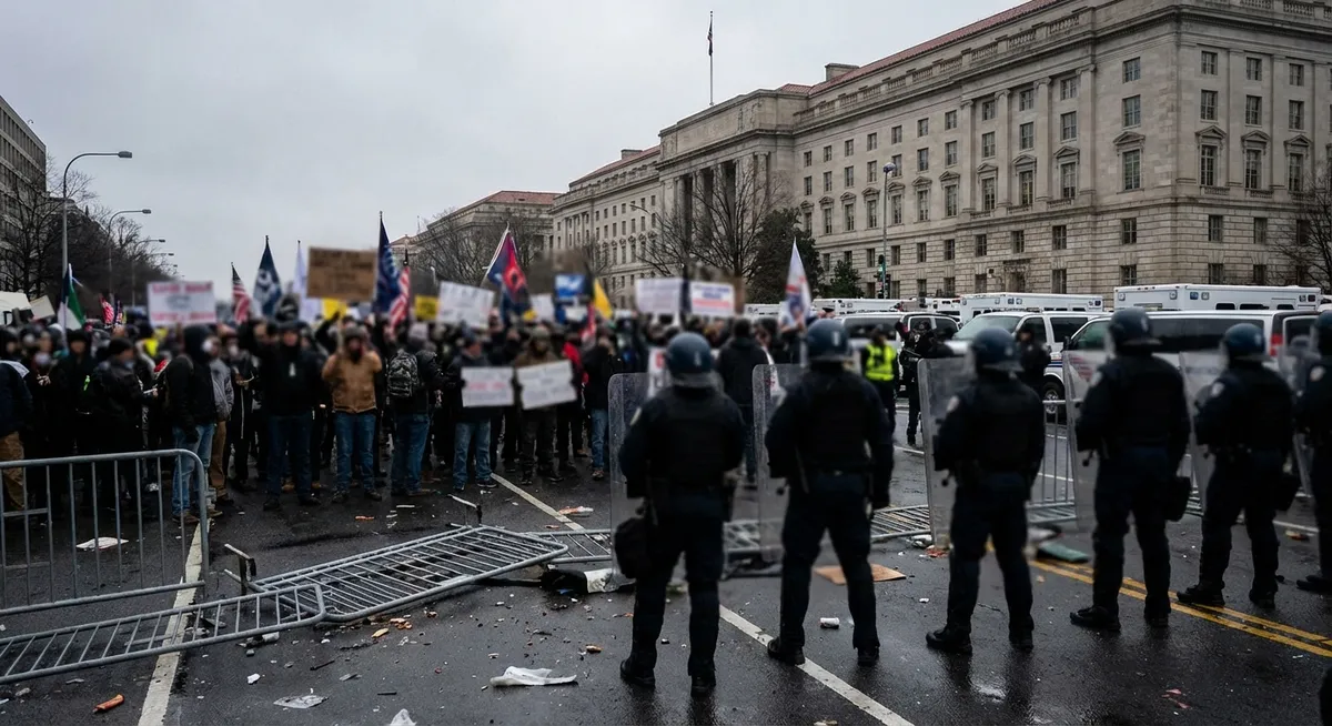 Slika je umetno generirana iz tem: suverenost, nasilje, človekove pravice, javni red in mir, inavguracija, umori, protesti, policijska ura, policijsko nasilje, avtoritarnost, obtožbe, zmage, varnost, internet, svoboda tiska, smrti, notranja politika, mednarodni odnosi, inauguracija, zunanji vpliv, varnostne sile, politika, politična nestabilnost, policija, volitve, nemiri, predsedniki, prikrivanje, stabilnost države