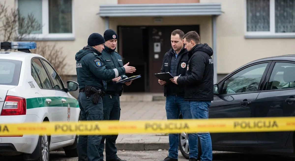 Slika je umetno generirana iz tem: družinske tragedije, policija, umori, preiskave, samomori