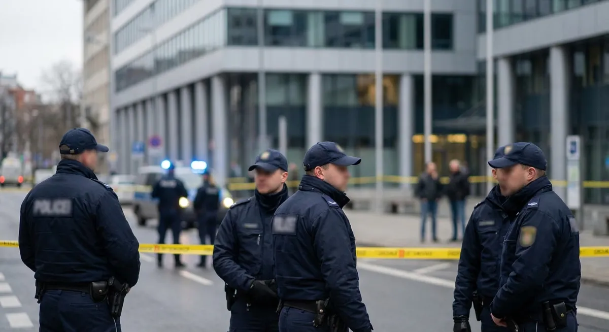 Slika je umetno generirana iz tem: terorizem, policija, vojska, nasilje, samomorilski napad