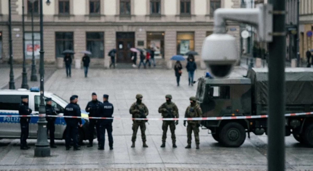 Slika je umetno generirana iz tem: vojne, preiskave, vojska, kriminal, varnost, obramba