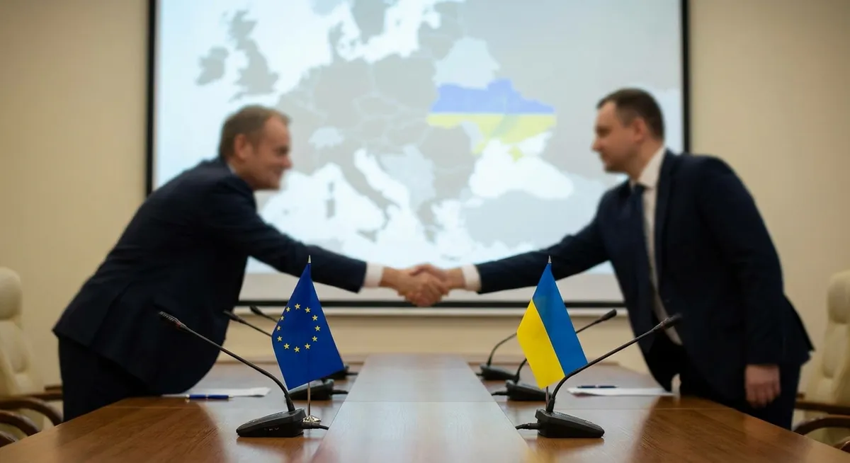 Slika je umetno generirana iz tem: politika, mednarodni odnosi, vojne, rusko-ukrajinski konflikt, diplomacija