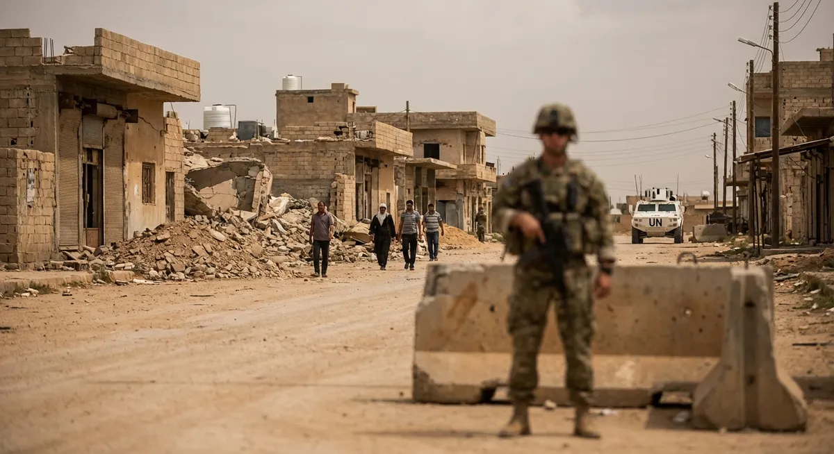 Slika je umetno generirana iz tem: kršitve premirja, libanon, izraelski napadi, hezbollah, mednarodni odnosi, oboroženi spopadi, spopadi, bližnji vzhod