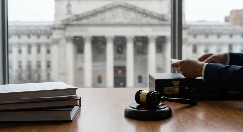 Slika je umetno generirana iz tem: pravo, korupcija, sodstvo, odškodnine