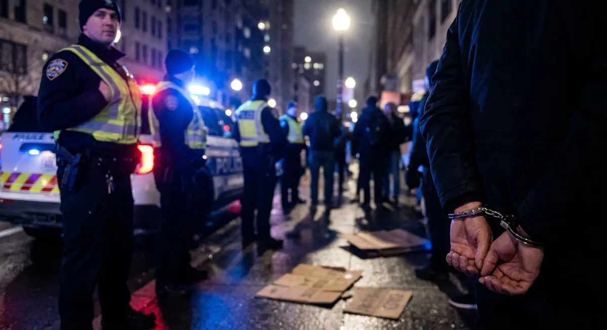 Slika je umetno generirana iz tem: nasilje v družini, aretacije, nasilje nad ženskami