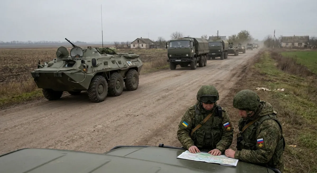 Slika je umetno generirana iz tem: vojne, vojska, ukrajina, rusija