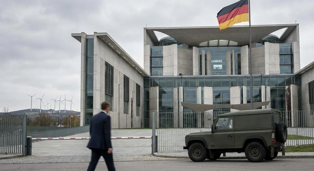 Slika je umetno generirana iz tem: politika, jedrska energija, mednarodni odnosi, obramba