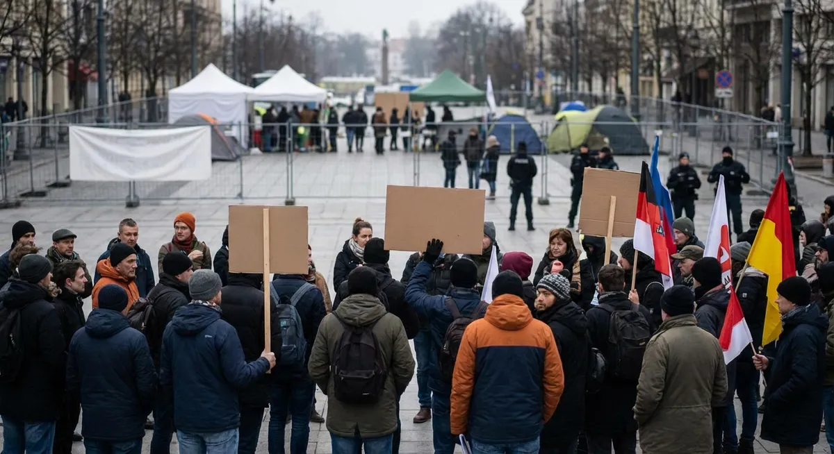 Slika je umetno generirana iz tem: azil, lokalna samouprava, nastanitev, migracije