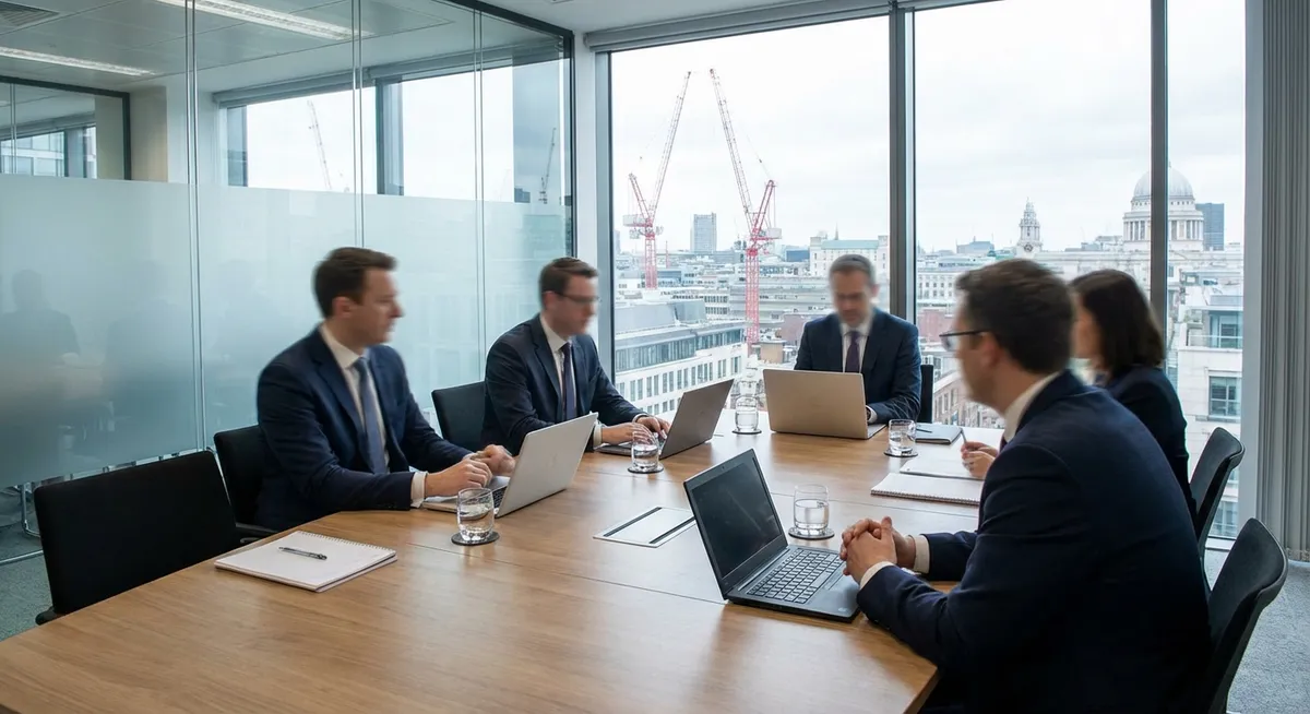 Slika je umetno generirana iz tem: gospodarstvo, investicije, politika