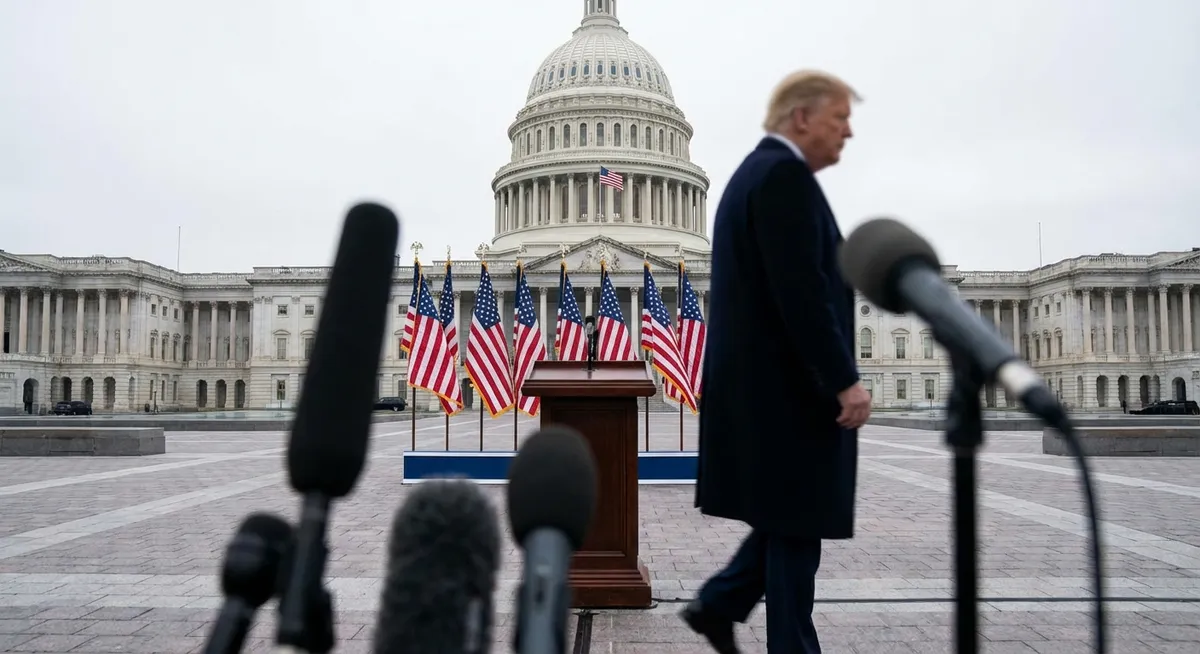 Slika je umetno generirana iz tem: predsedniki, politika, združene države amerike