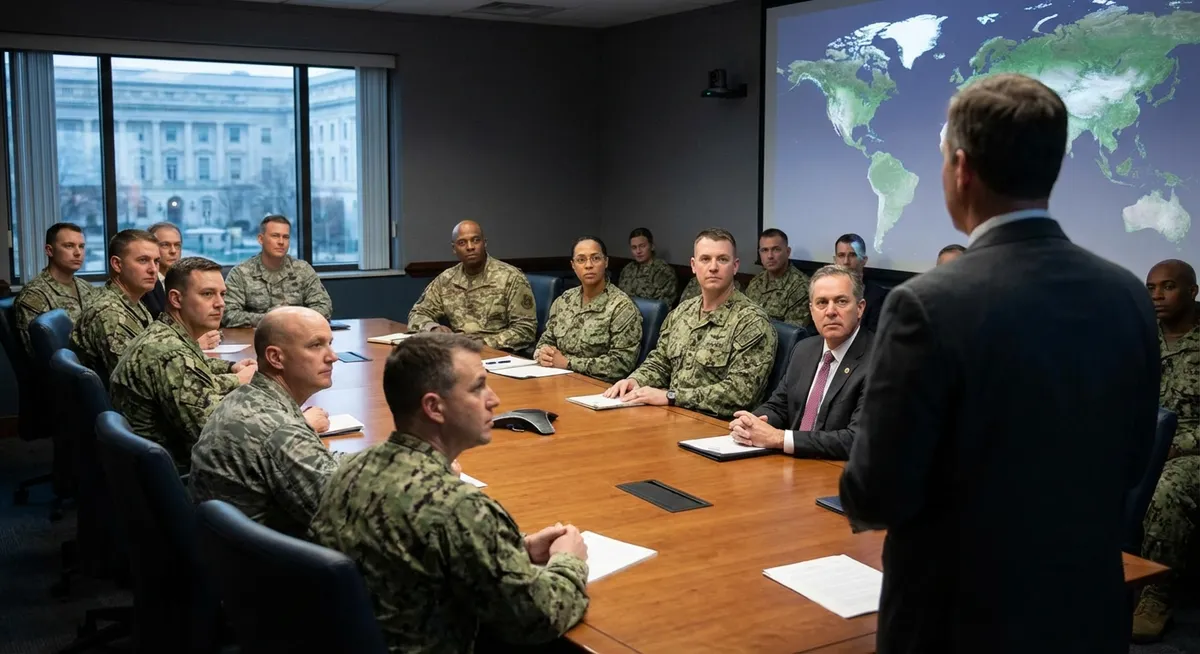 Slika je umetno generirana iz tem: varnost, vojska, mednarodni odnosi, pomorstvo