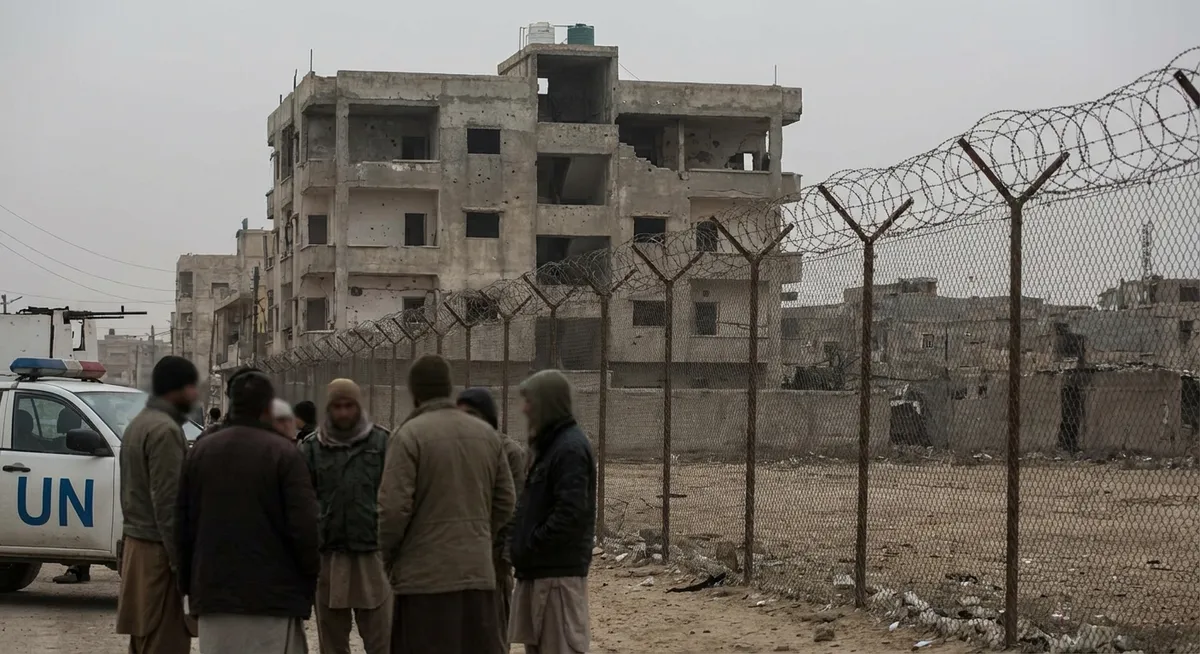 Slika je umetno generirana iz tem: politika, mednarodni odnosi, oboroženi spopadi