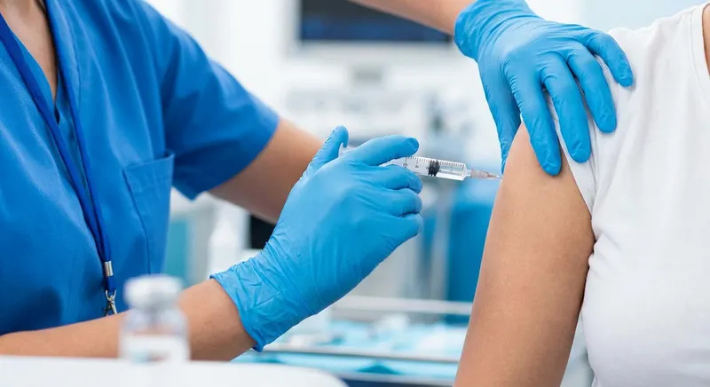 Slika je umetno generirana iz tem: zdravje, cepljenje, pomanjkanje cepiv