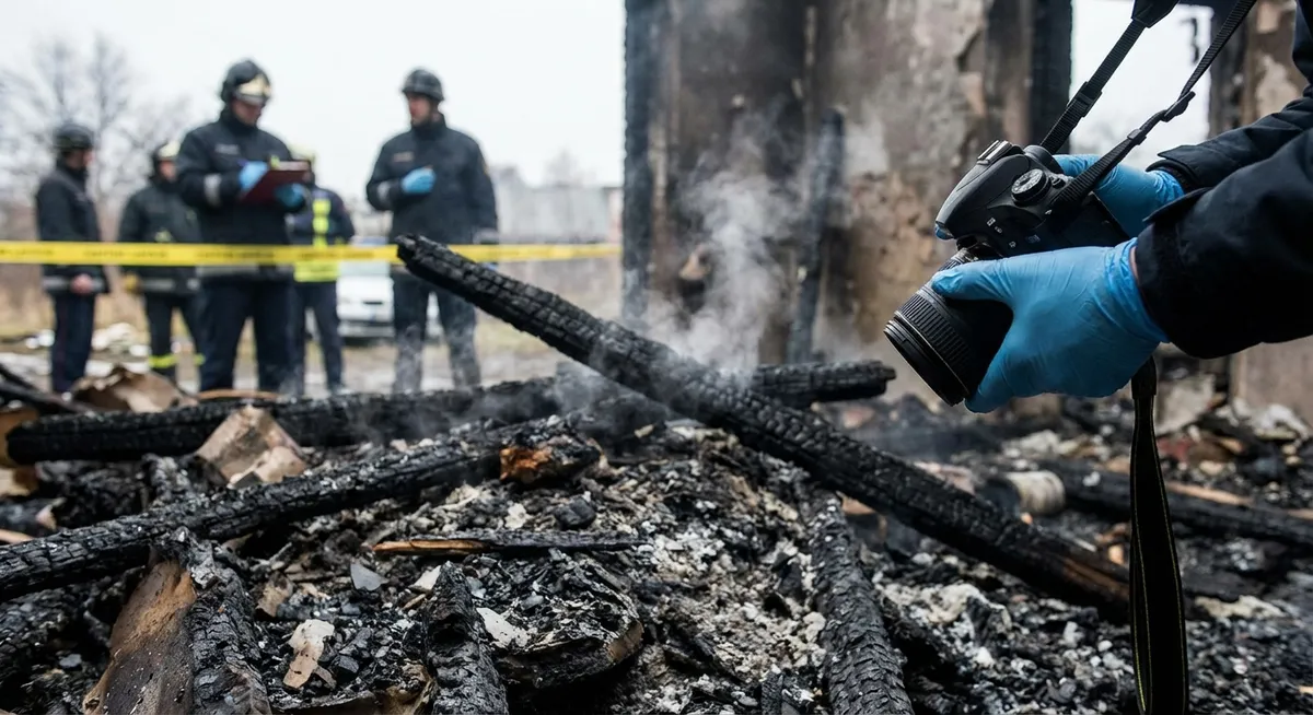 Slika je umetno generirana iz tem: preiskave, požari
