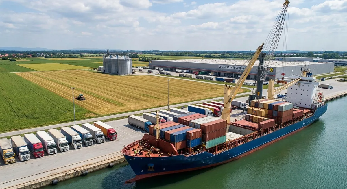 Slika je umetno generirana iz tem: politika, inflacija, gospodarstvo, trgovina, kmetijstvo, carine