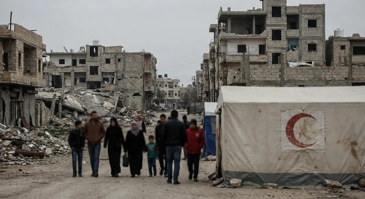 Slika je umetno generirana iz tem: mednarodni odnosi, oboroženi spopadi, žrtve, mejni spori