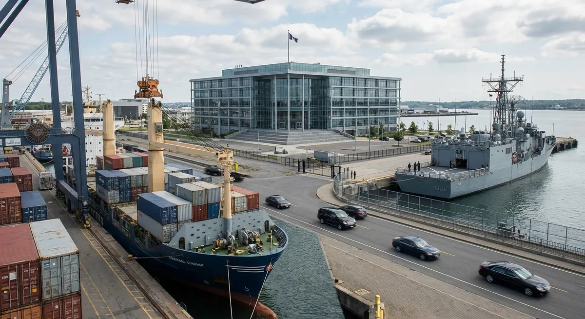 Slika je umetno generirana iz tem: politika, obramba, trgovina