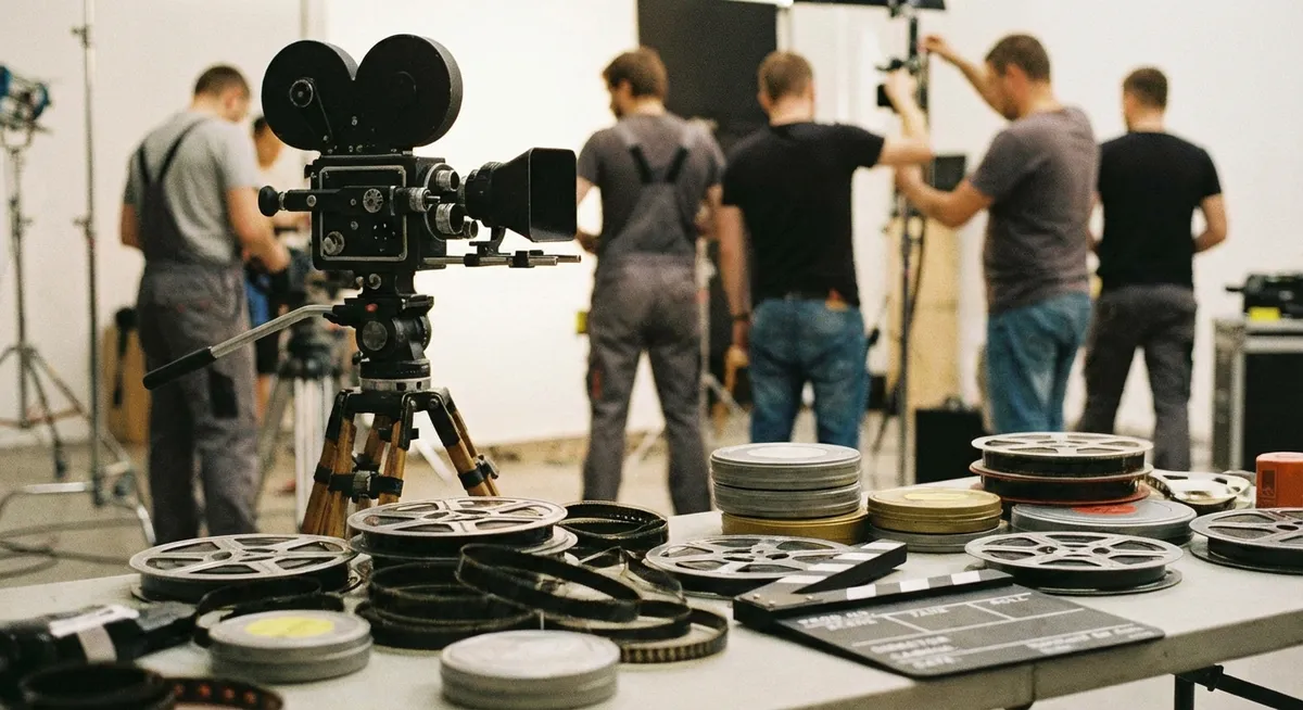 Slika je umetno generirana iz tem: dokumentarni filmi, filmi, grozljivke, resnični zločini